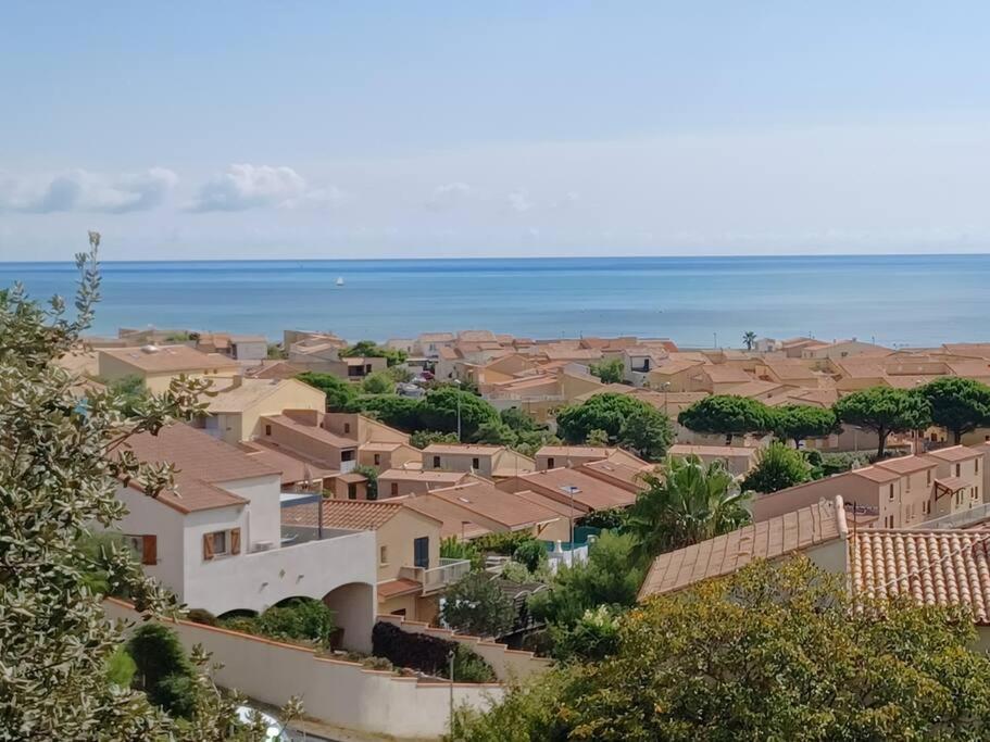 Plain-Pied, Terrasse, Piscine, Pleine Vue Mer, Plage A 6' A Pied, Parking, Wifi Fleury  Ngoại thất bức ảnh